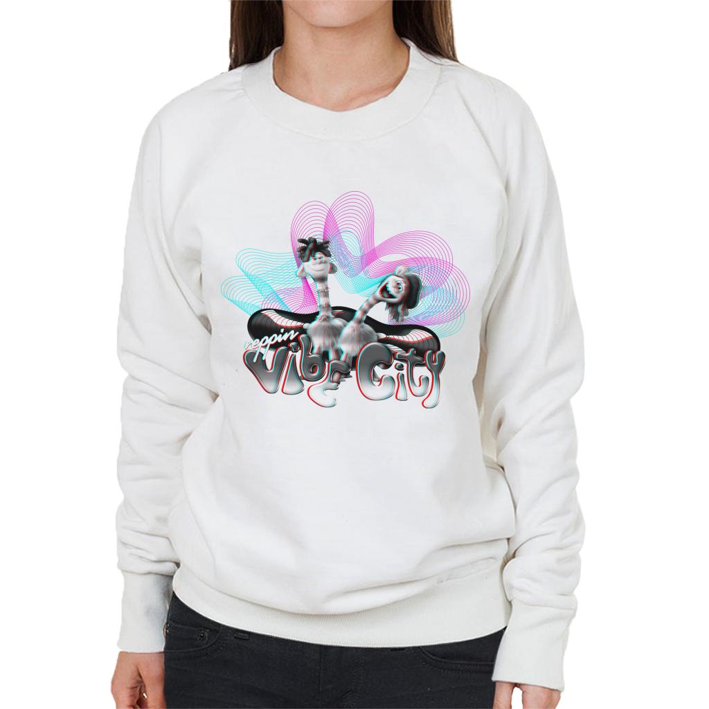 Trolls Reppin Vibe City Women's Sweatshirt-ALL + EVERY