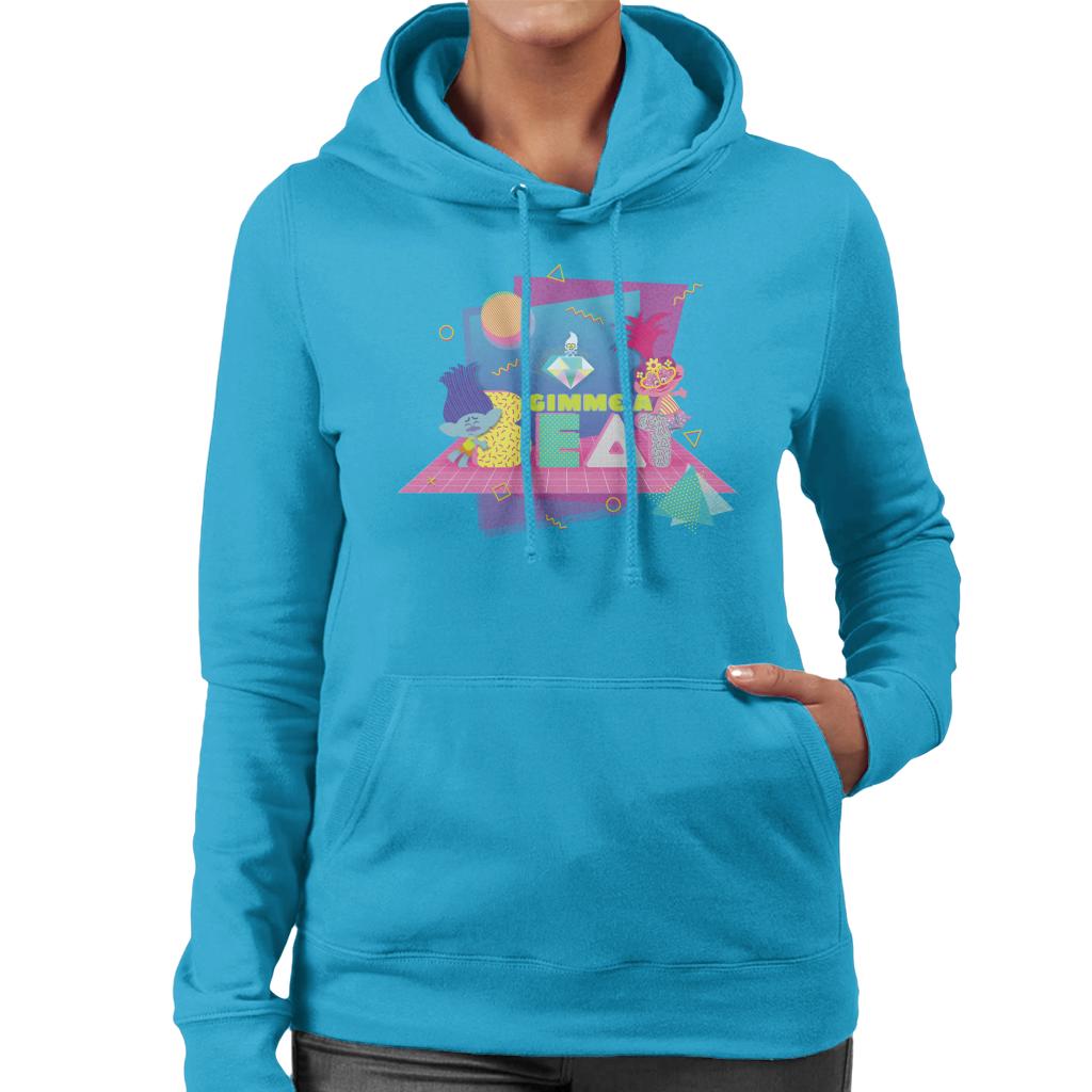 Trolls Gimme A Beat Women's Hooded Sweatshirt-ALL + EVERY