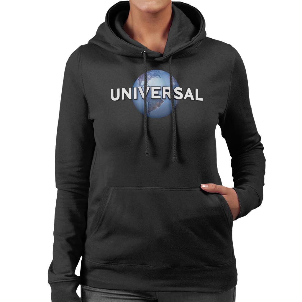 Universal Classic Logo Women's Hooded Sweatshirt-ALL + EVERY