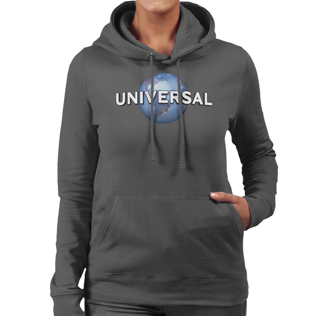 Universal Classic Logo Women's Hooded Sweatshirt-ALL + EVERY