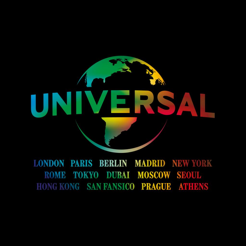 Universal Pictures Rainbow Logo Locations Men's Sweatshirt-ALL + EVERY