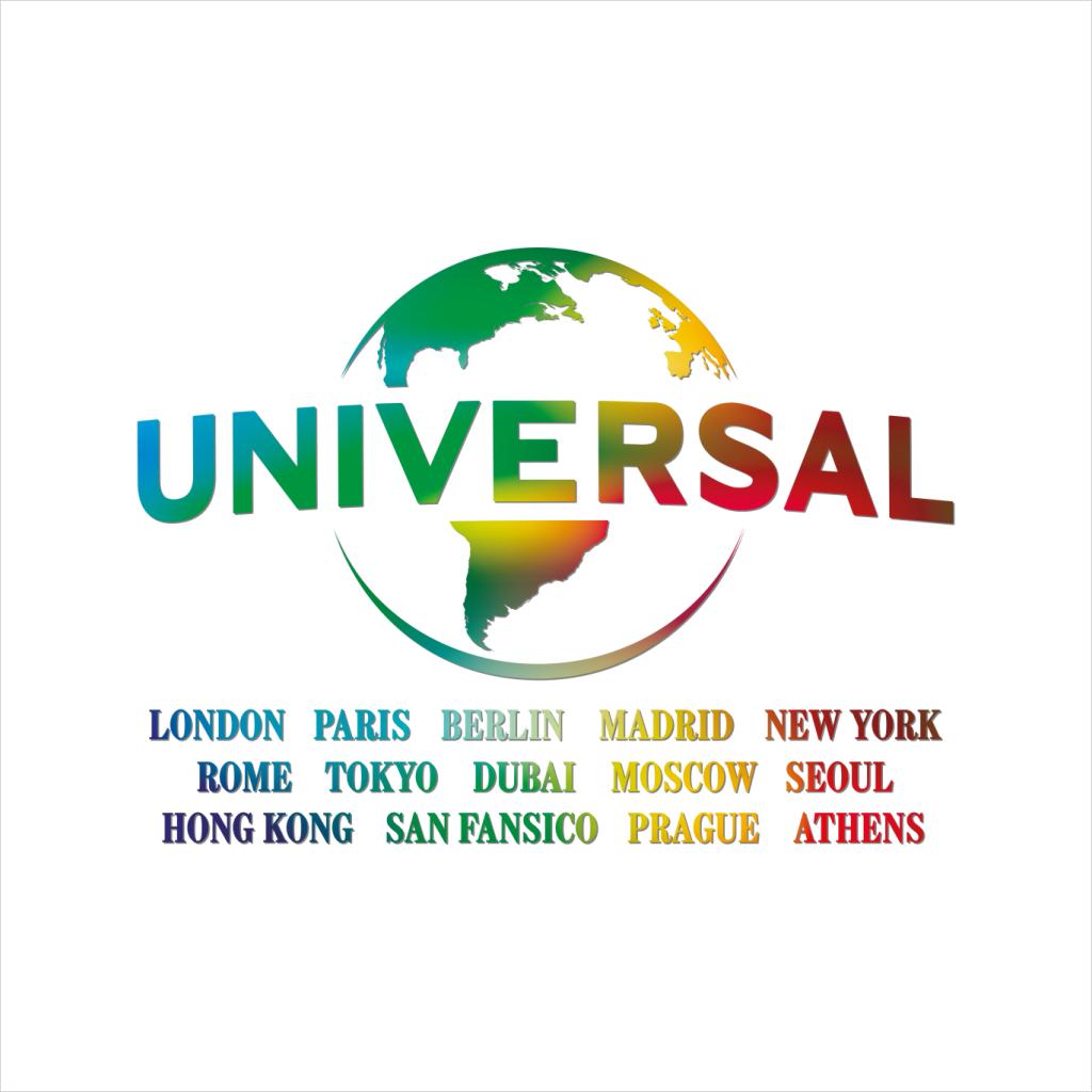 Universal Pictures Rainbow Logo Locations Men's Sweatshirt-ALL + EVERY