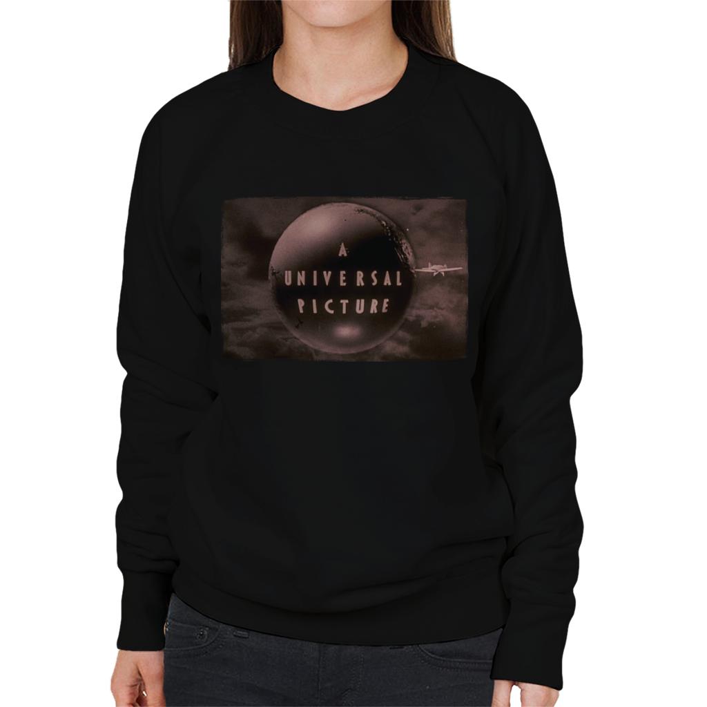 Universal Pictures 1927 Logo Women's Sweatshirt-ALL + EVERY