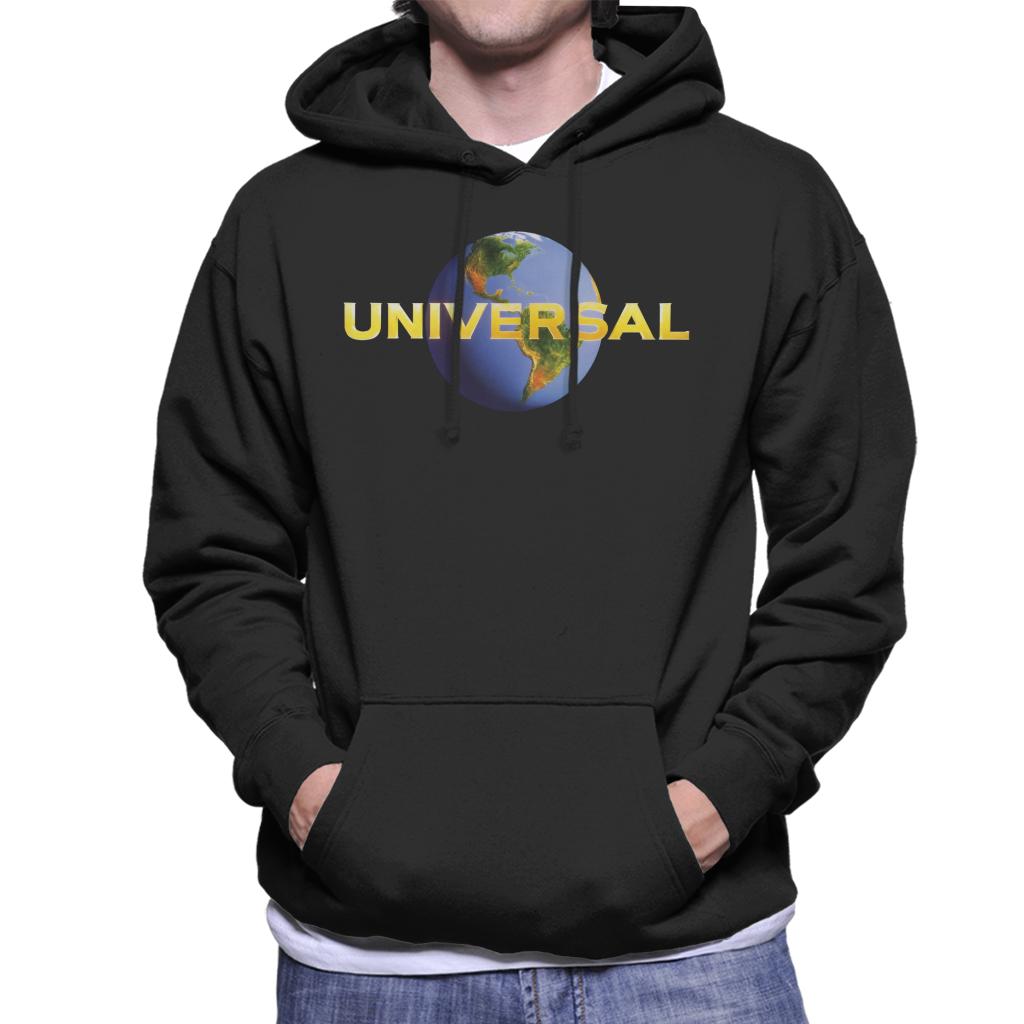 Universal Pictures Classic Modern Logo Men's Hooded Sweatshirt-ALL + EVERY