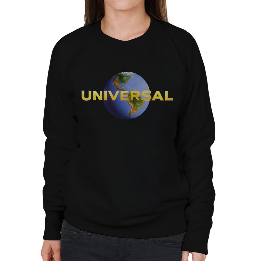 Universal Pictures Classic Modern Logo Women's Sweatshirt-ALL + EVERY