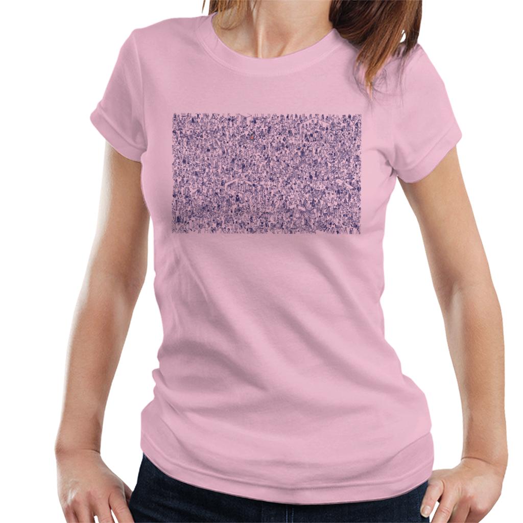 Where's Wally Hiding In A Crowd Women's T-Shirt-ALL + EVERY