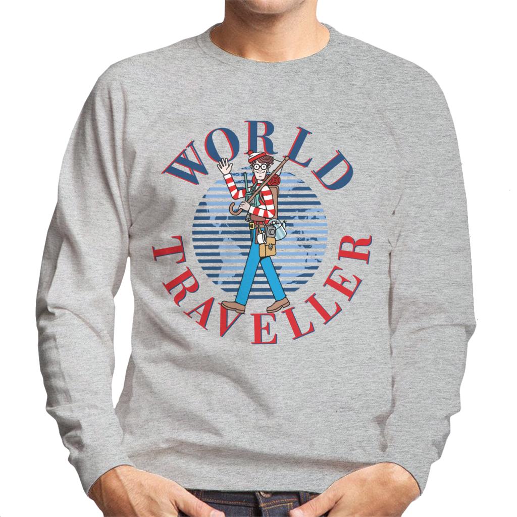 Where's Wally World Traveller Men's Sweatshirt-ALL + EVERY