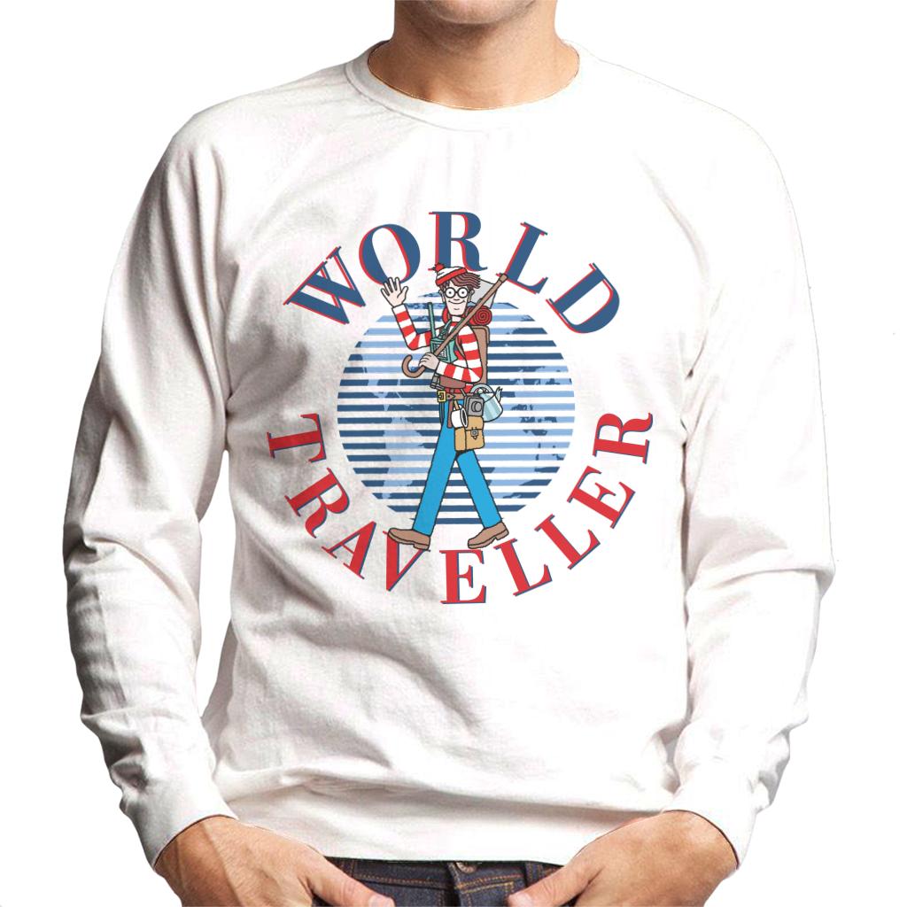 Where's Wally World Traveller Men's Sweatshirt-ALL + EVERY