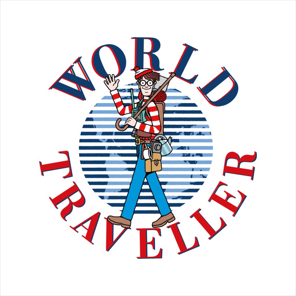 Where's Wally World Traveller Men's T-Shirt-ALL + EVERY