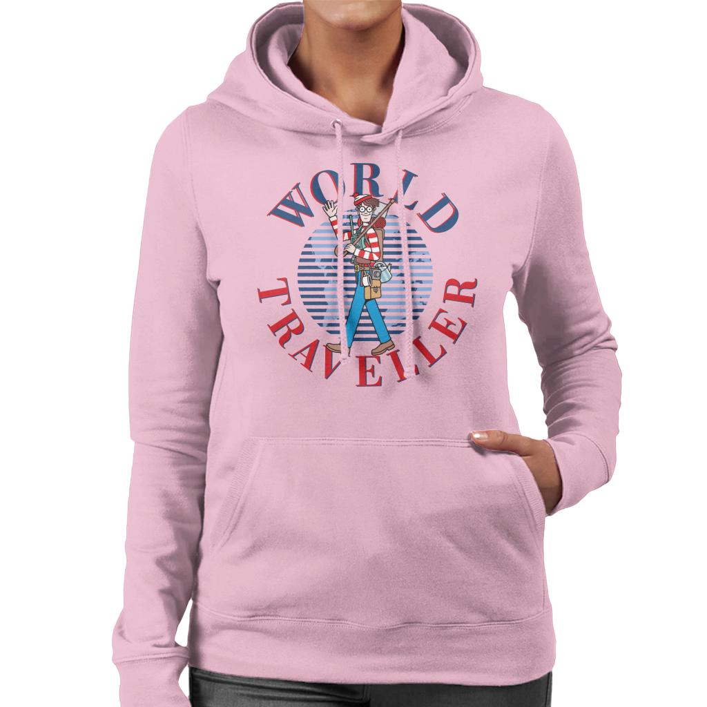 Where's Wally World Traveller Women's Hooded Sweatshirt-ALL + EVERY