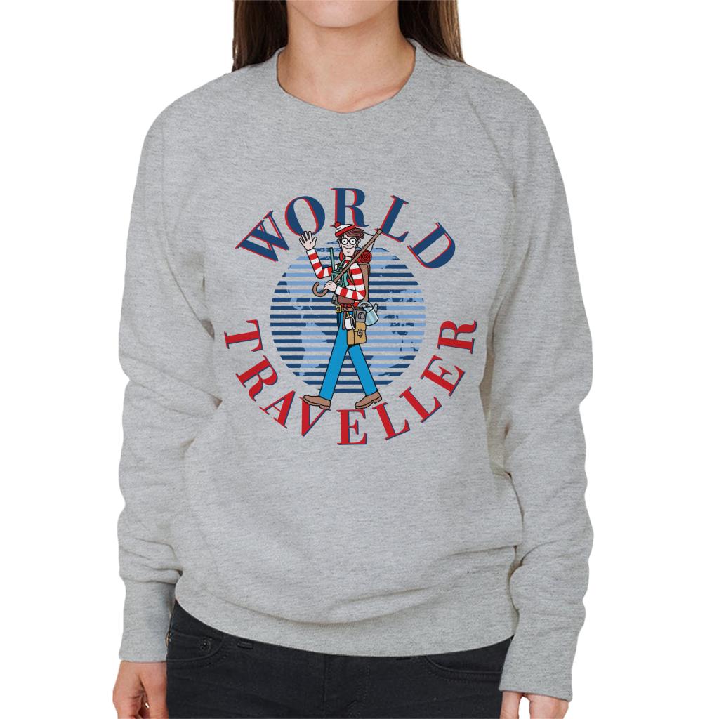 Where's Wally World Traveller Women's Sweatshirt-ALL + EVERY