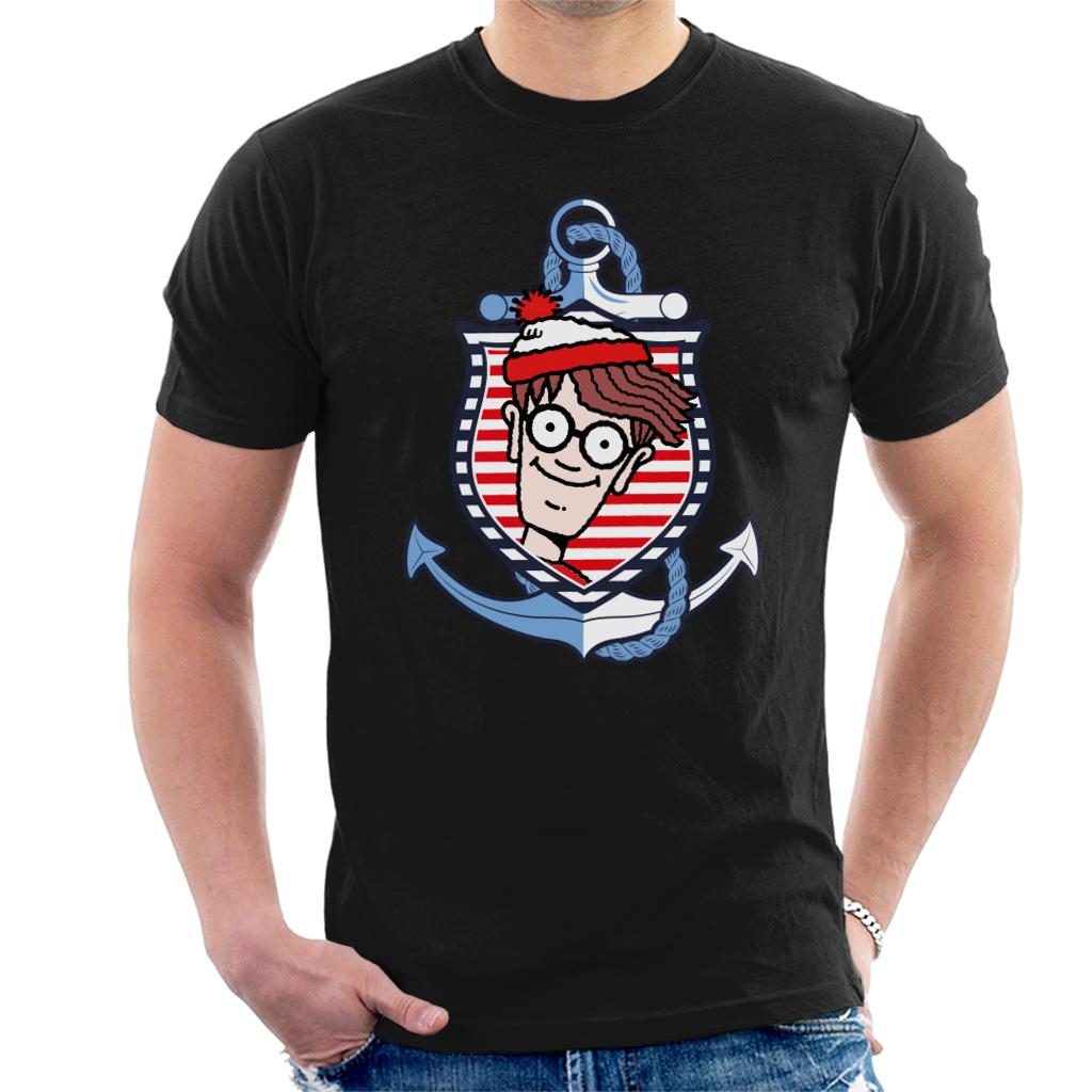 Where's Wally Anchor Men's T-Shirt-ALL + EVERY