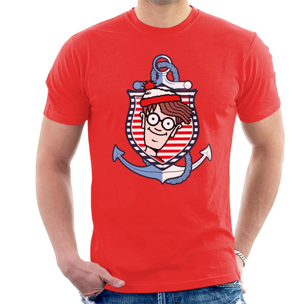 Where's Wally Anchor Men's T-Shirt-ALL + EVERY