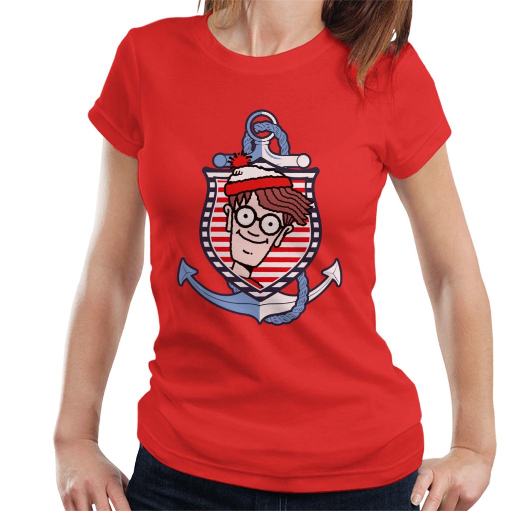 Where's Wally Anchor Women's T-Shirt-ALL + EVERY