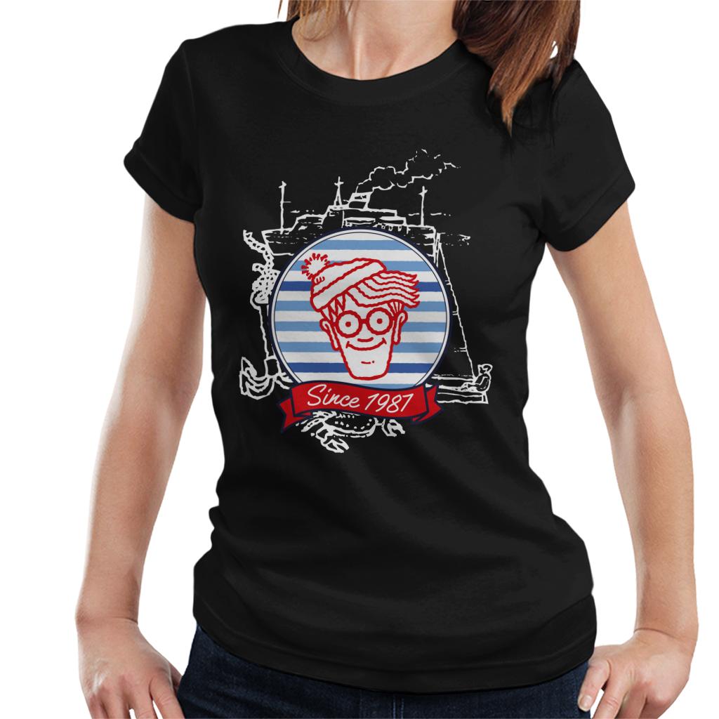 Where's Wally Since 1987 Boat Women's T-Shirt-ALL + EVERY