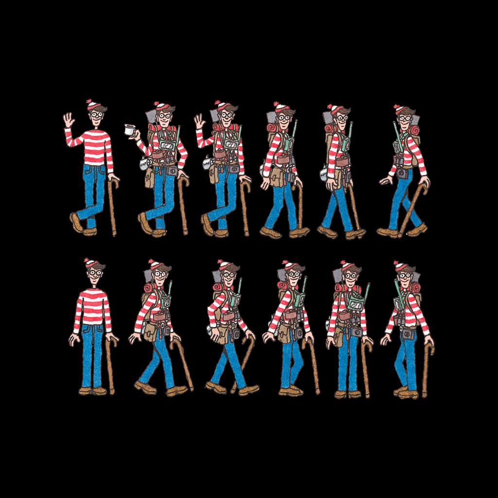 Where's Wally Ready To Travel Men's T-Shirt-ALL + EVERY