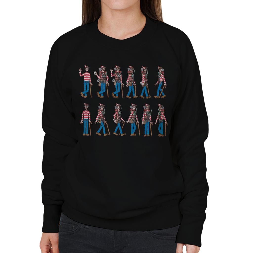 Where's Wally Ready To Travel Women's Sweatshirt-ALL + EVERY