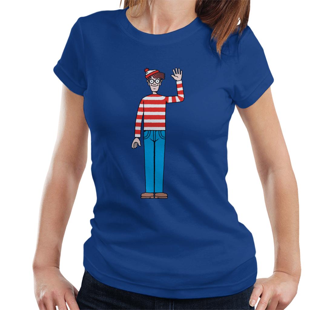 Where's Wally Waving Women's T-Shirt-ALL + EVERY