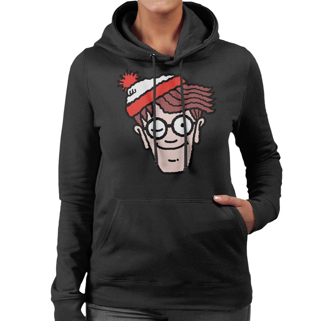 Where's Wally Winking Women's Hooded Sweatshirt-ALL + EVERY