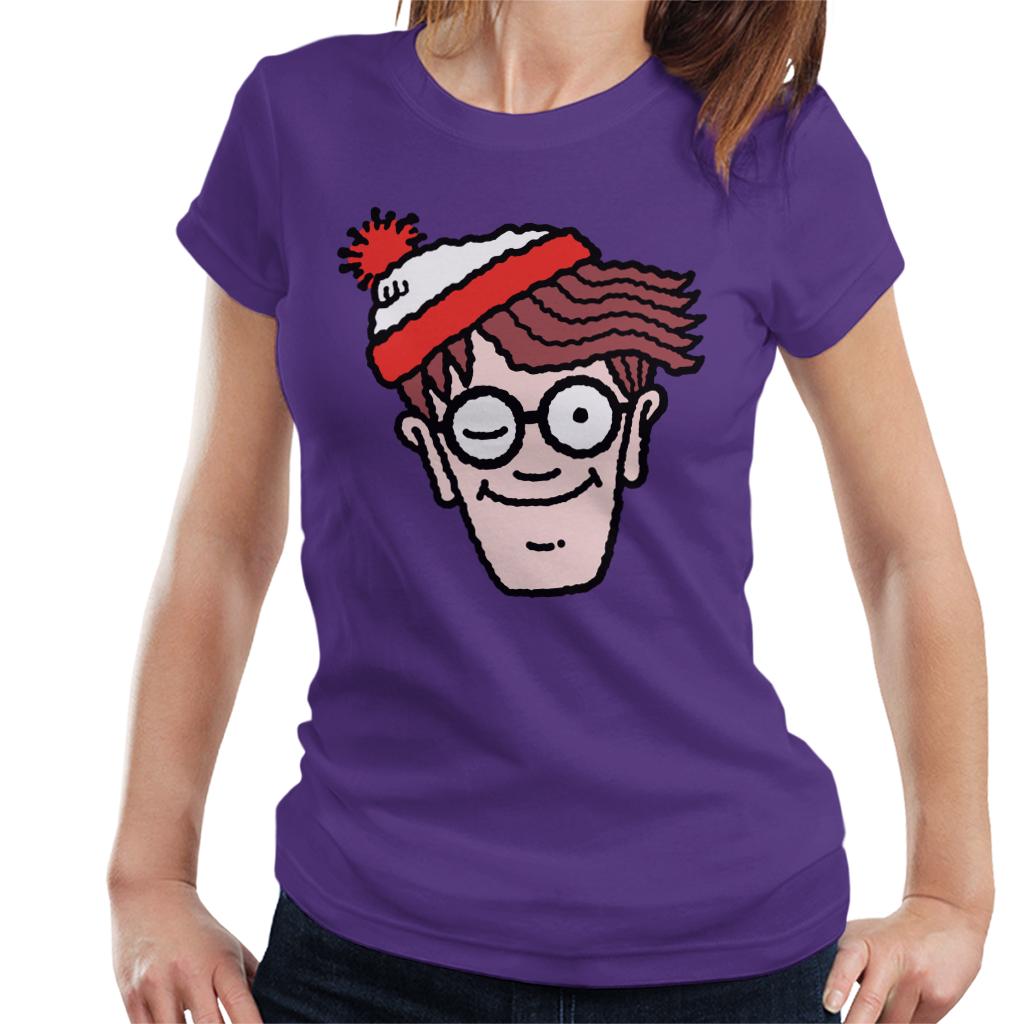 Where's Wally Winking Women's T-Shirt-ALL + EVERY