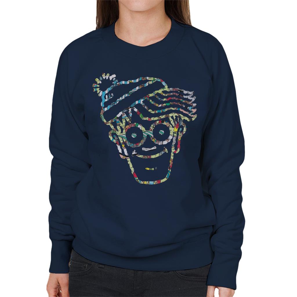 Where's Wally Crowd Outline Women's Sweatshirt-ALL + EVERY