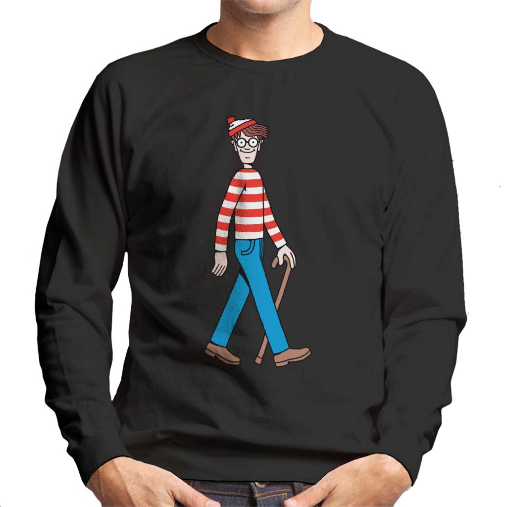 Where's Wally Walking Men's Sweatshirt-ALL + EVERY