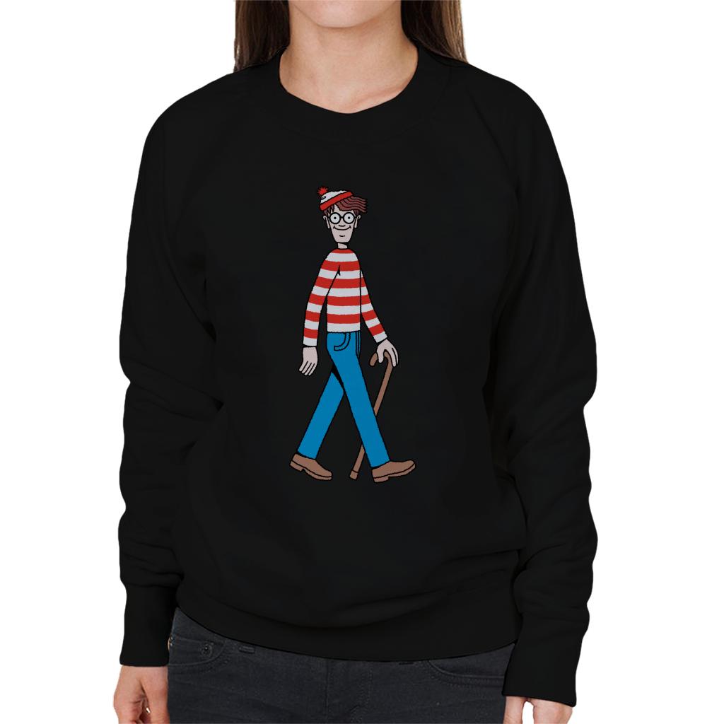 Where's Wally Walking Women's Sweatshirt-ALL + EVERY