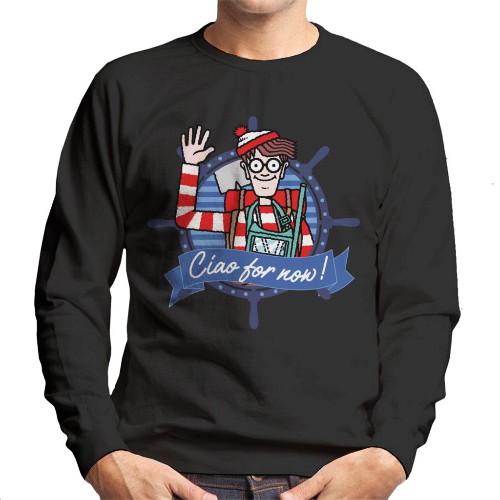 Where's Wally Ciao For Now Men's Sweatshirt-ALL + EVERY