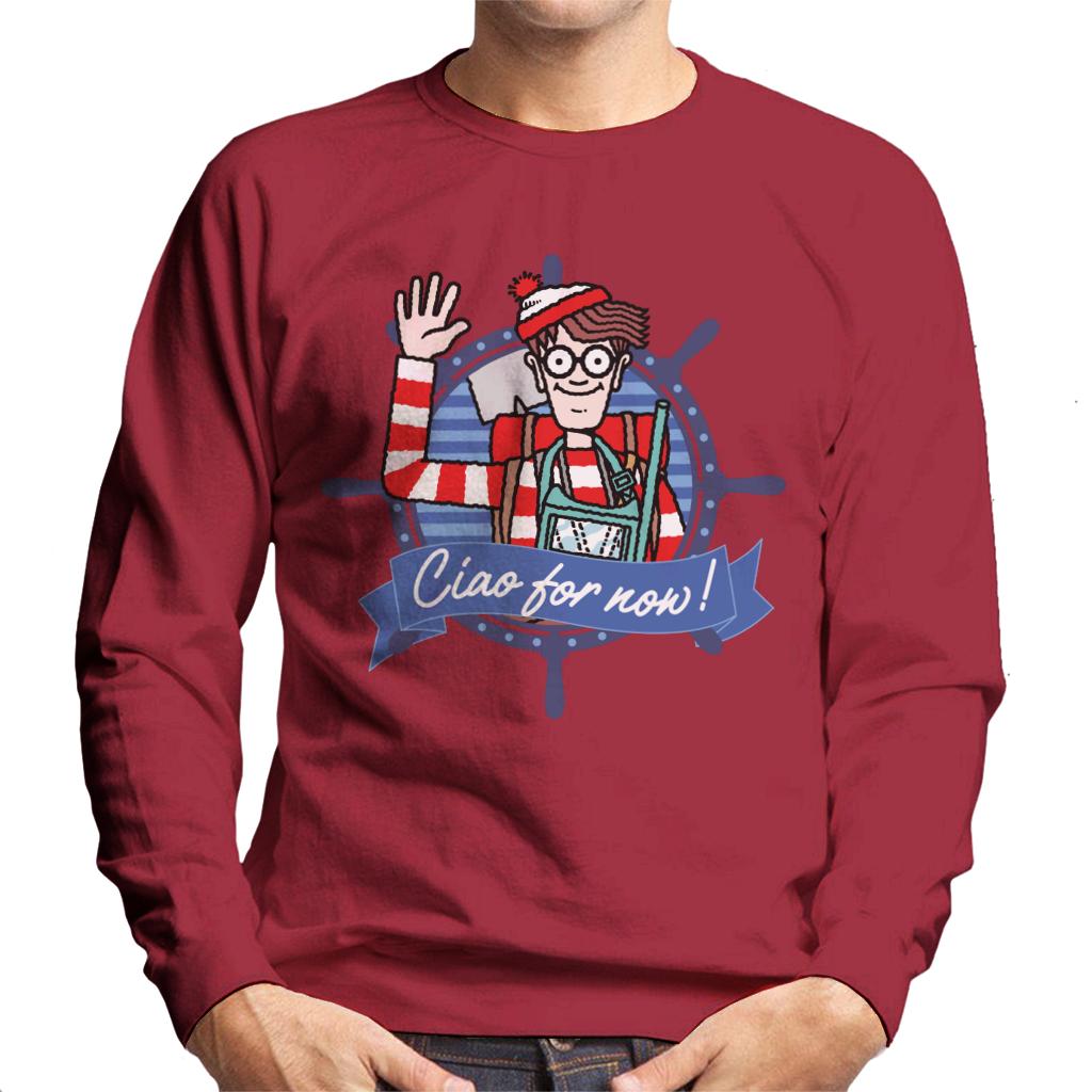 Where's Wally Ciao For Now Men's Sweatshirt-ALL + EVERY