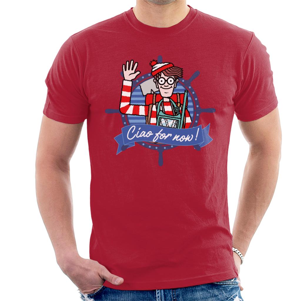 Where's Wally Ciao For Now Men's T-Shirt-ALL + EVERY