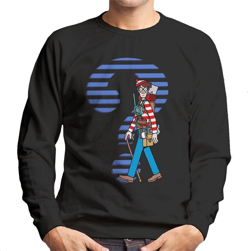 Where's Wally Question Mark Men's Sweatshirt-ALL + EVERY