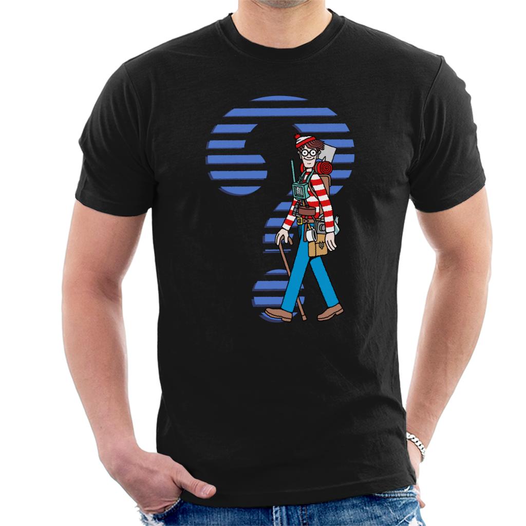 Where's Wally Question Mark Men's T-Shirt-ALL + EVERY