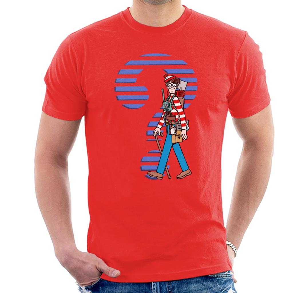 Where's Wally Question Mark Men's T-Shirt-ALL + EVERY