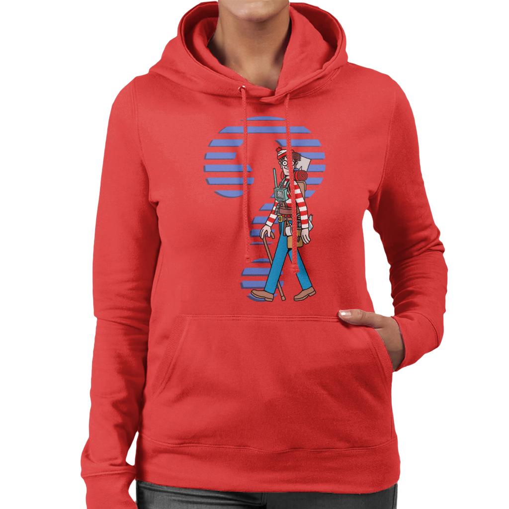 Where's Wally Question Mark Women's Hooded Sweatshirt-ALL + EVERY