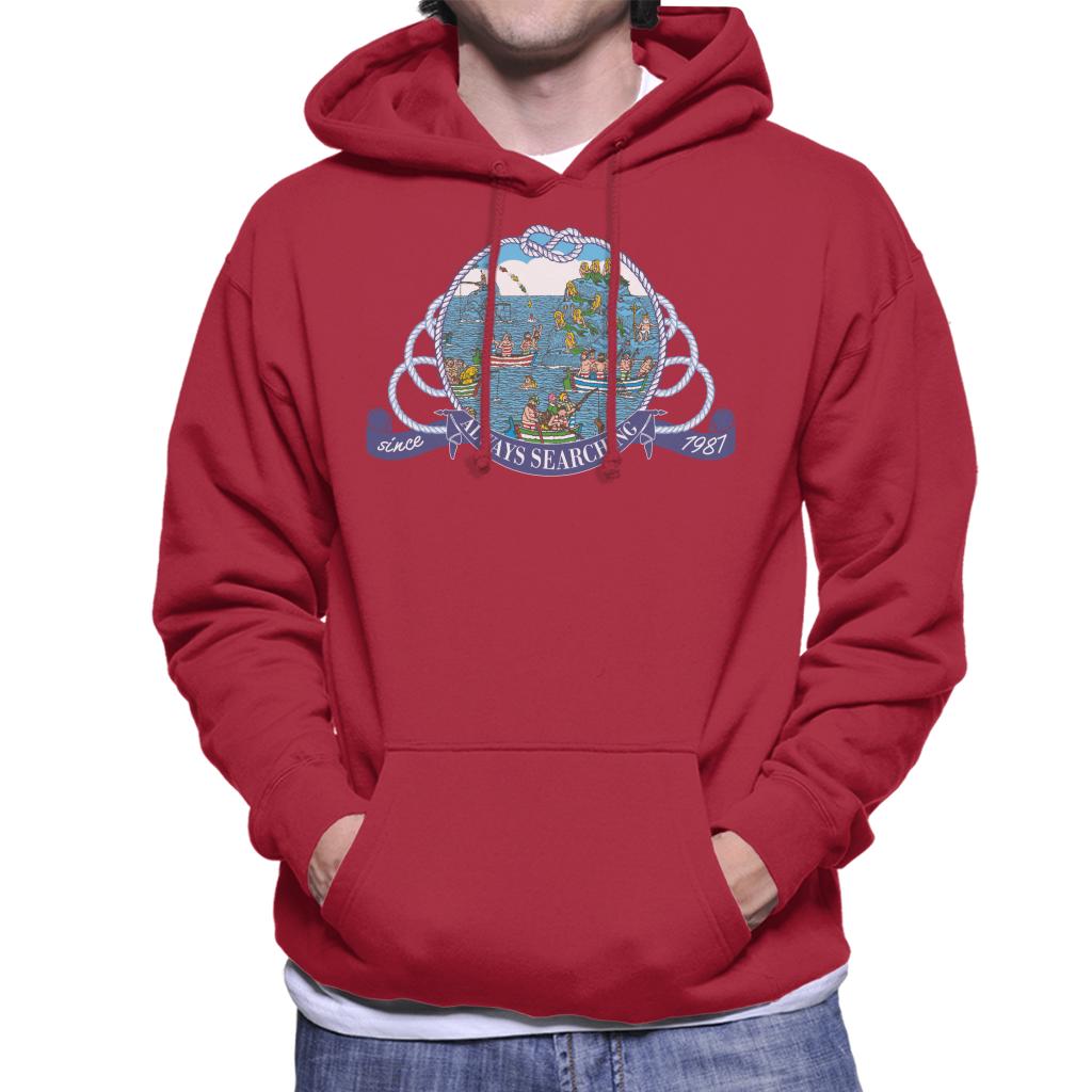 Where's Wally Always Searching Men's Hooded Sweatshirt-ALL + EVERY