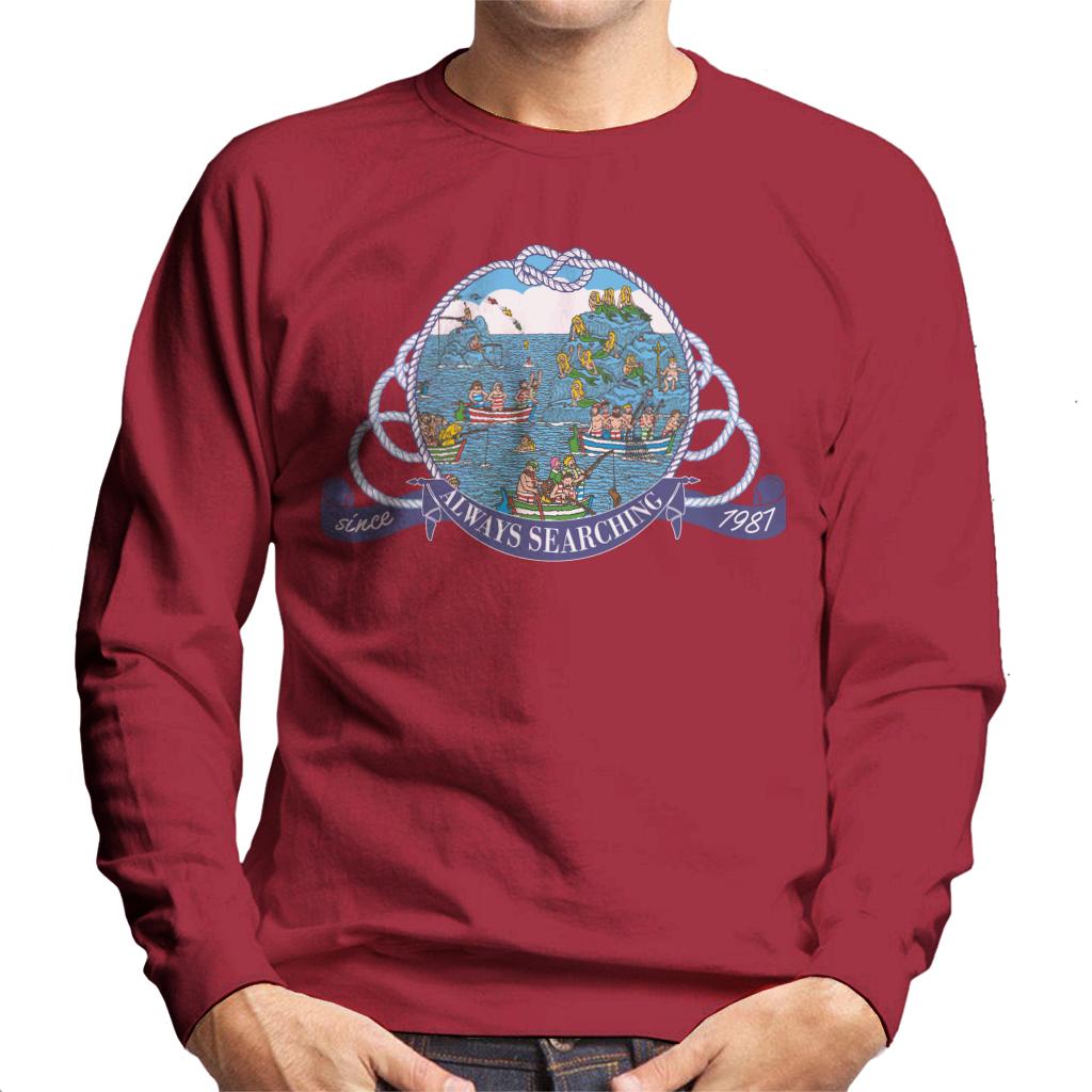 Where's Wally Always Searching Men's Sweatshirt-ALL + EVERY