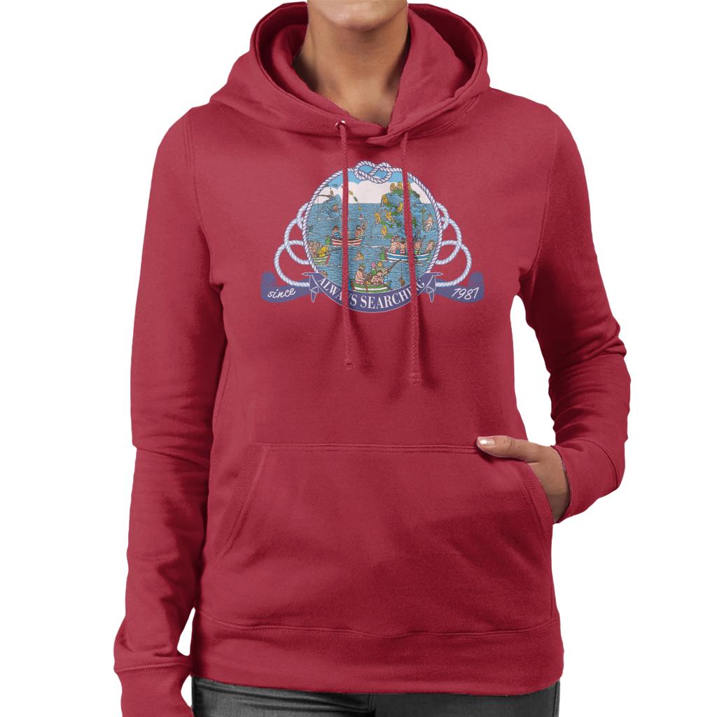 Where's Wally Always Searching Women's Hooded Sweatshirt-ALL + EVERY