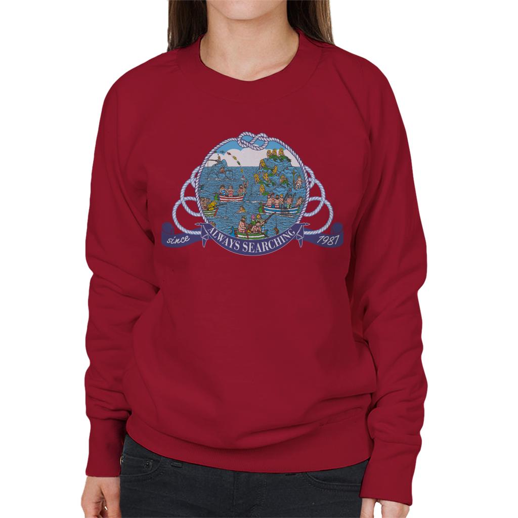 Where's Wally Always Searching Women's Sweatshirt-ALL + EVERY