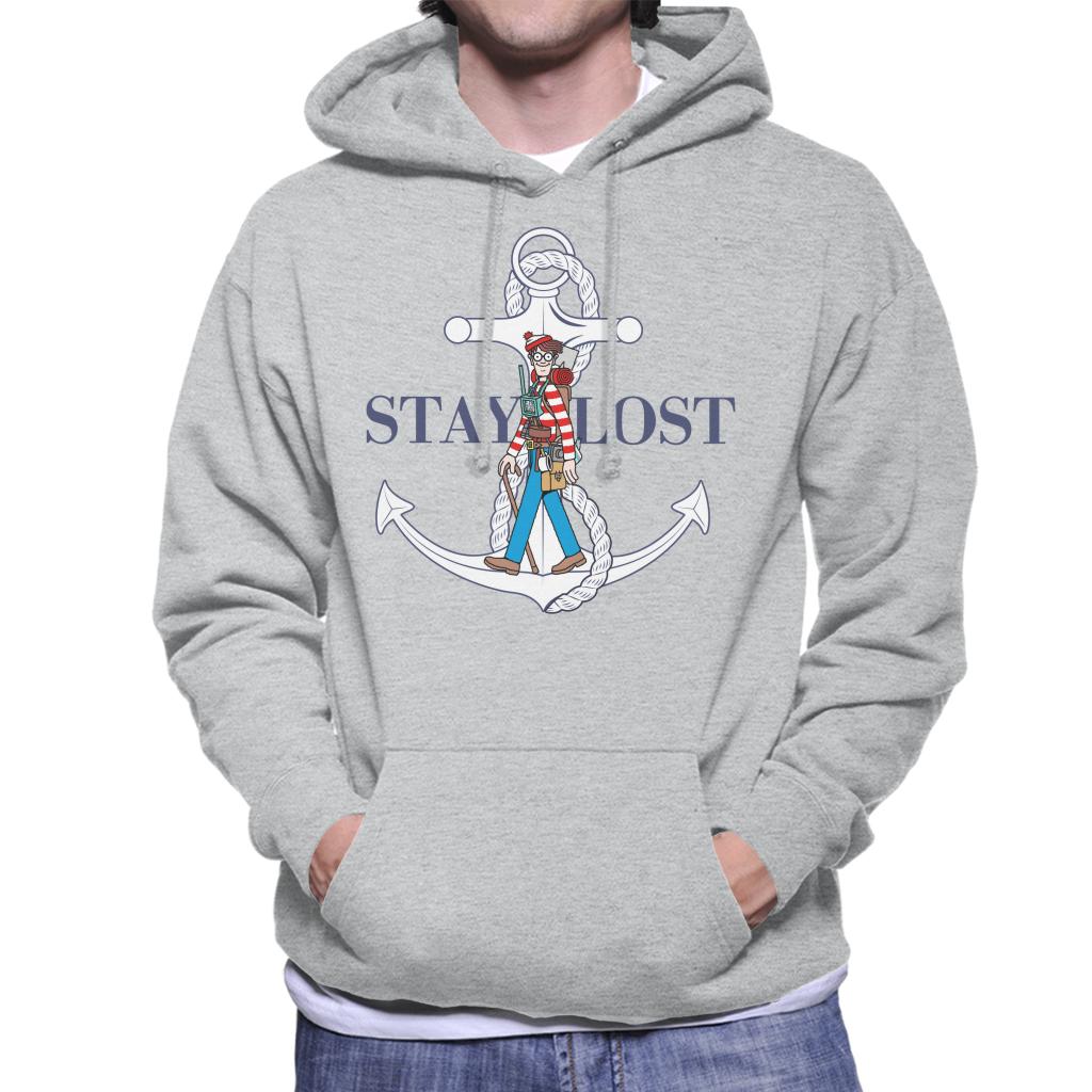 Where's Wally Stay Lost Men's Hooded Sweatshirt-ALL + EVERY