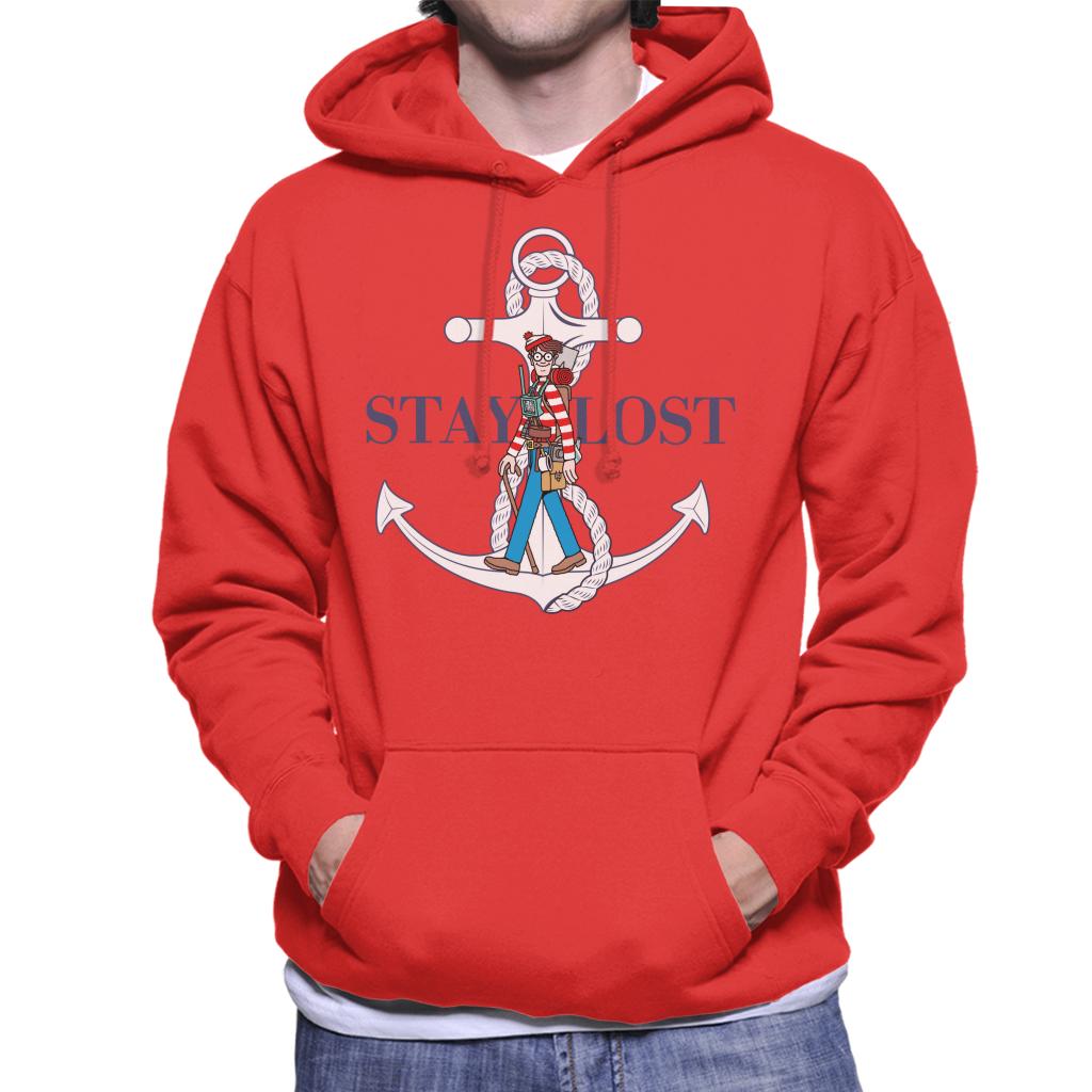 Where's Wally Stay Lost Men's Hooded Sweatshirt-ALL + EVERY