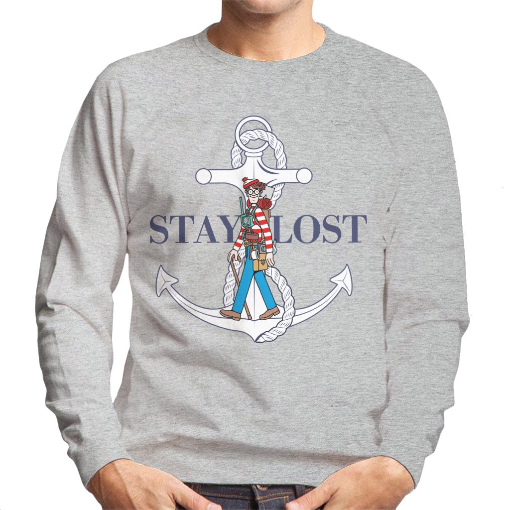 Where's Wally Stay Lost Men's Sweatshirt-ALL + EVERY