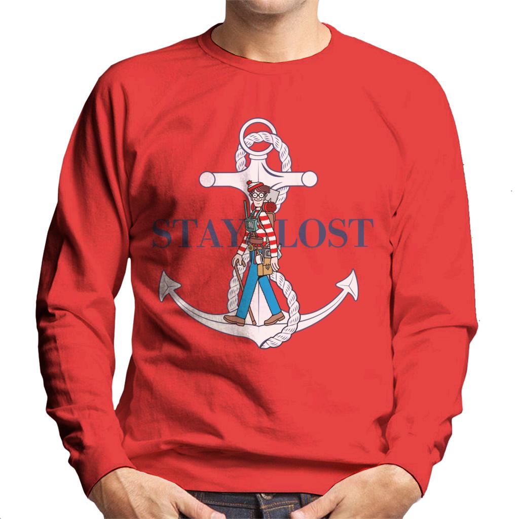 Where's Wally Stay Lost Men's Sweatshirt-ALL + EVERY