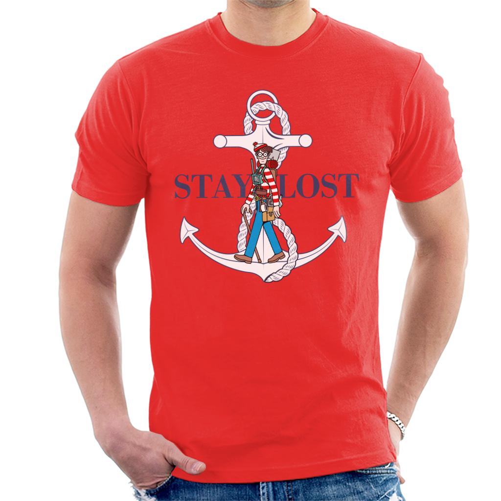 Where's Wally Stay Lost Men's T-Shirt-ALL + EVERY