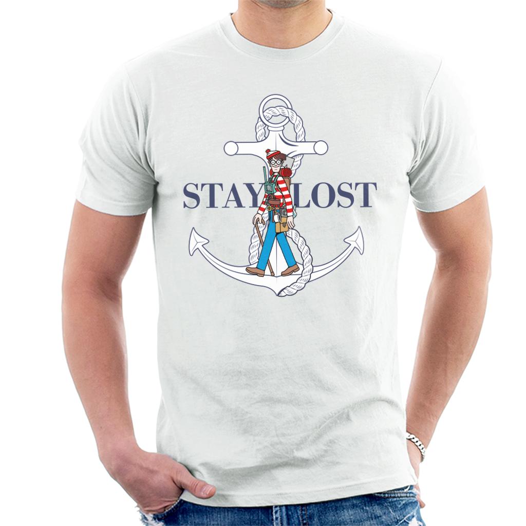 Where's Wally Stay Lost Men's T-Shirt-ALL + EVERY