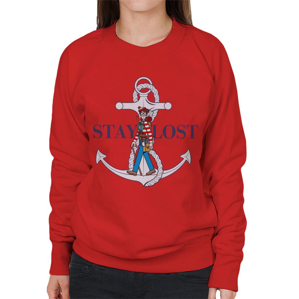 Where's Wally Stay Lost Women's Sweatshirt-ALL + EVERY