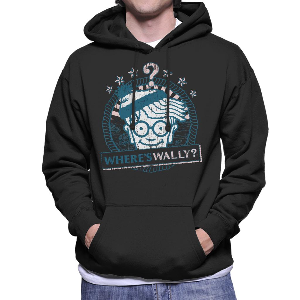 Where's Wally Vintage Design Men's Hooded Sweatshirt-ALL + EVERY