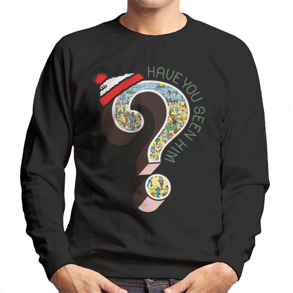 Where's Wally Question Mark Have You Seen Him Men's Sweatshirt-ALL + EVERY