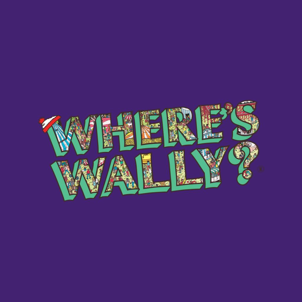 Where's Wally Funfair Illustration Text Women's T-Shirt-ALL + EVERY