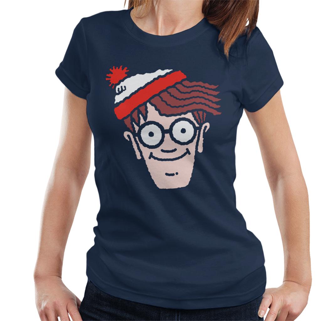 Where's Wally Character Head Women's T-Shirt-ALL + EVERY