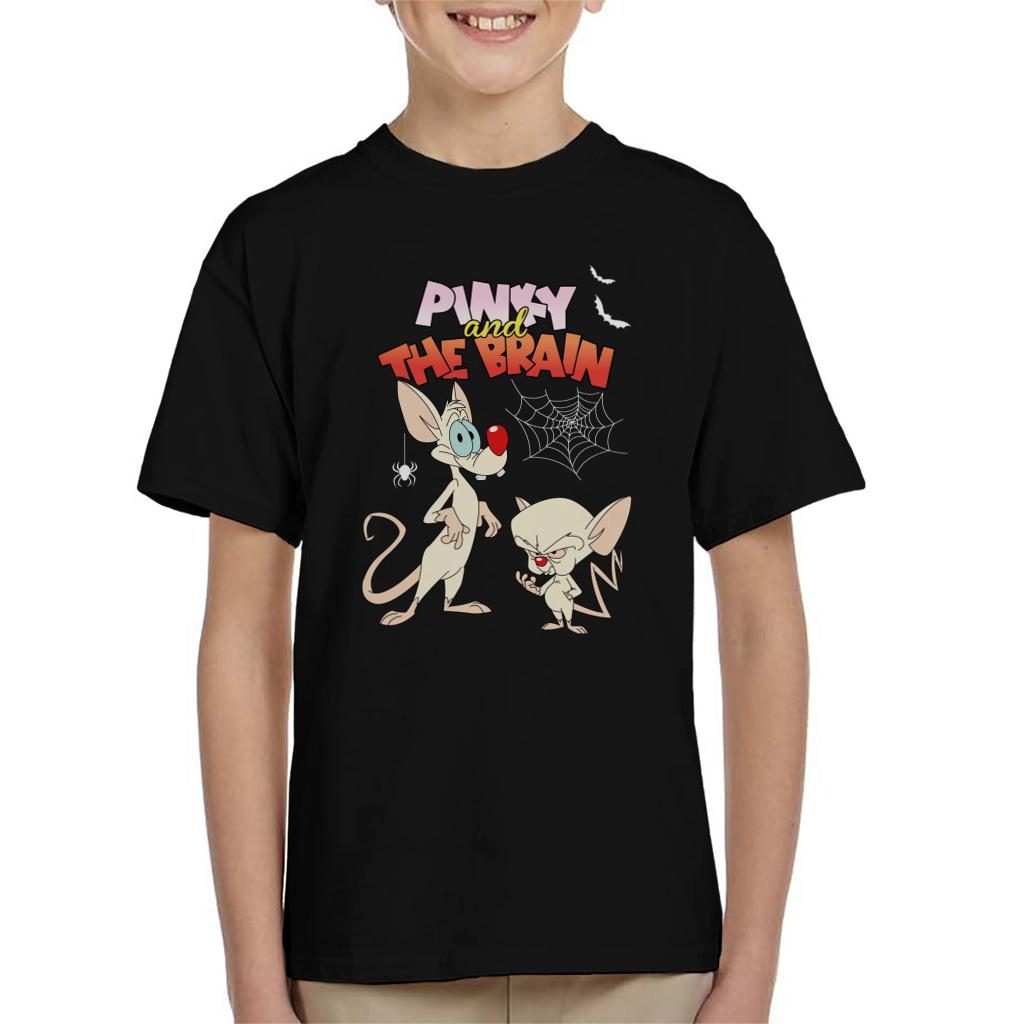 Animaniacs Pinky And The Brain Halloween Creepy Crawlies Kid's T-Shirt